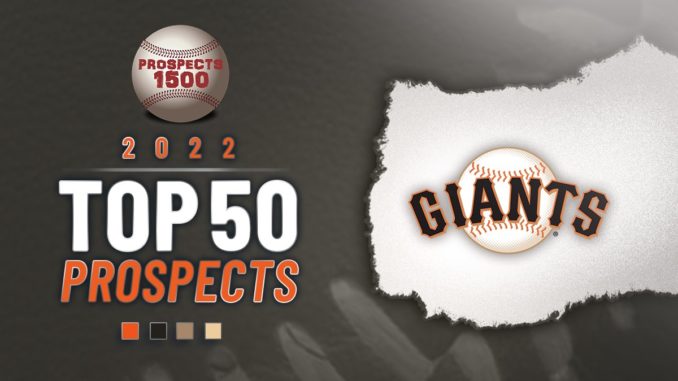 San Francisco Giants Top 50 Prospects (2022)