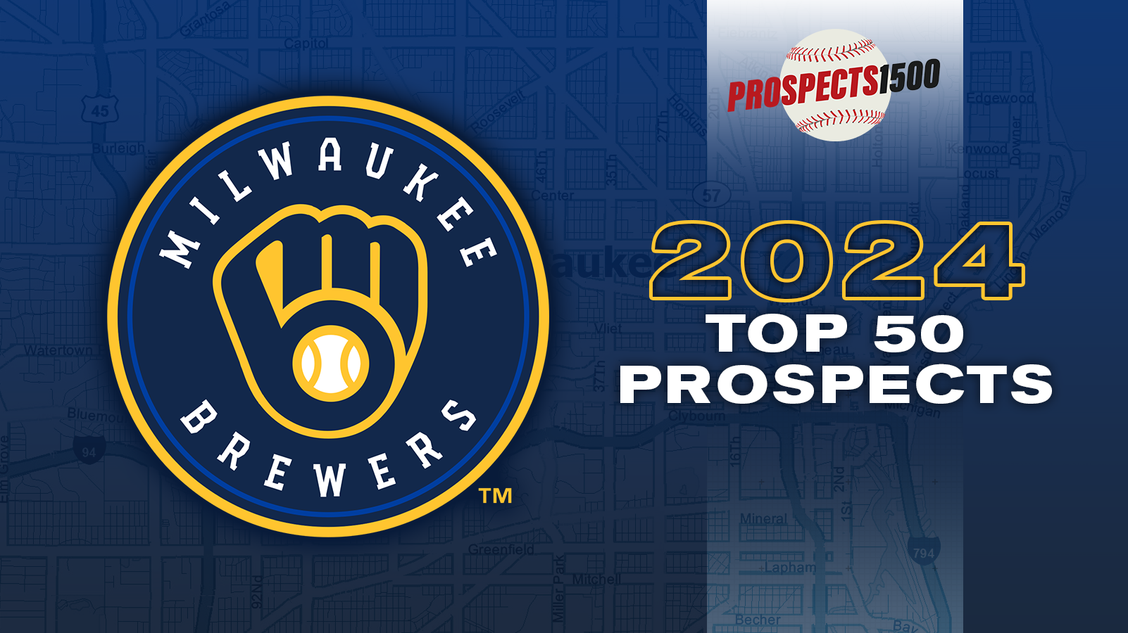 Milwaukee Brewers Top 50 Prospects (2024)